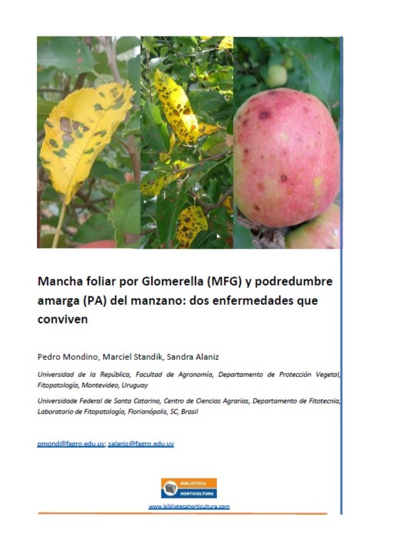 Mancha foliar por Glomerella (MFG) y podredumbre amarga (PA) del manzano: dos enfermedades que conviven